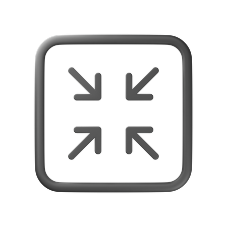 Minimize  3D Icon