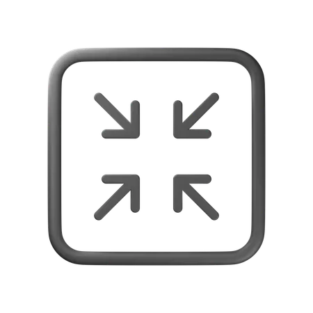 Minimize  3D Icon