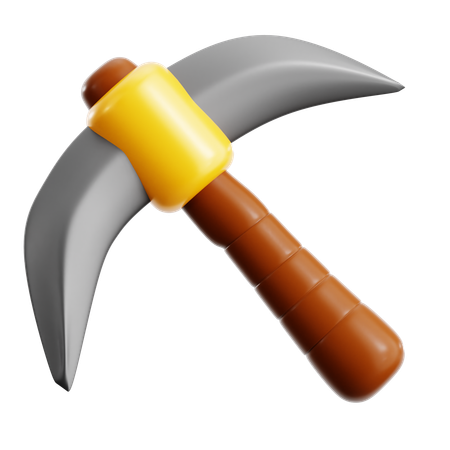 Mining Axe  3D Icon
