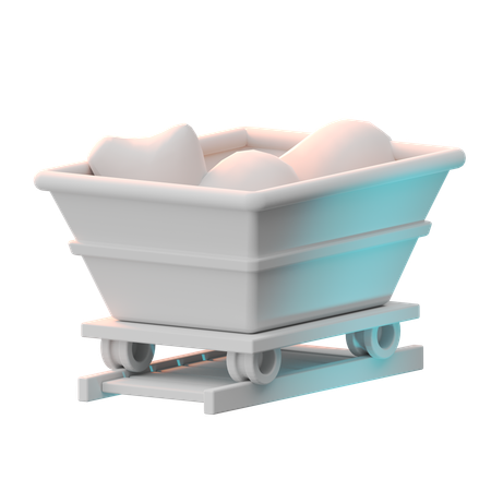 Mining Cart  3D Icon
