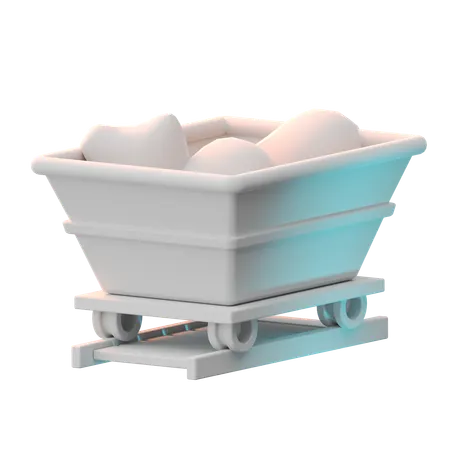 Mining Cart  3D Icon