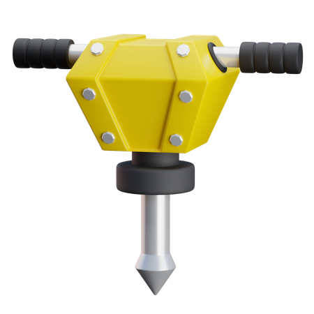 Mining Drill  3D Icon