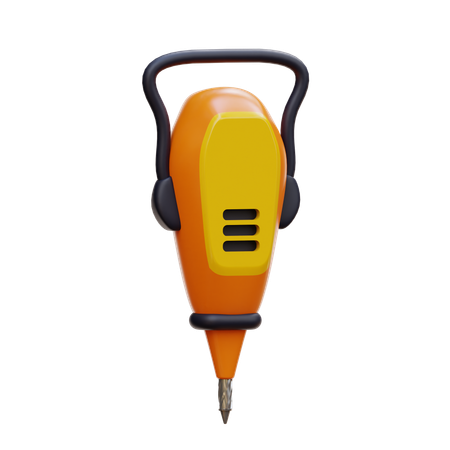 Mining Drill  3D Icon