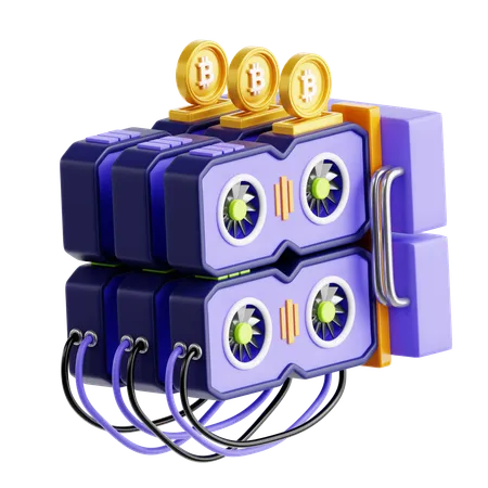 Mining Hardware  3D Icon