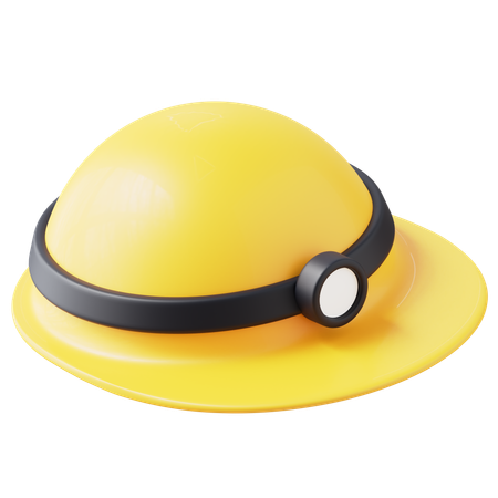 광산 모자  3D Icon