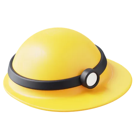 광산 모자  3D Icon