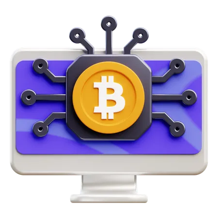 Mining PC  3D Icon