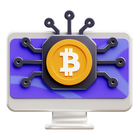 Mining PC  3D Icon