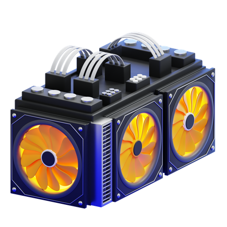 Mining Rig  3D Icon