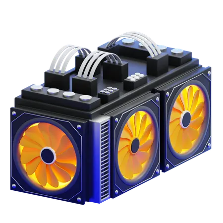 Mining Rig  3D Icon