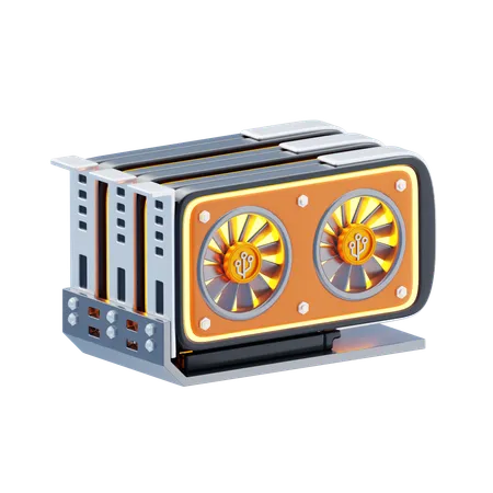 Mining Rig  3D Icon