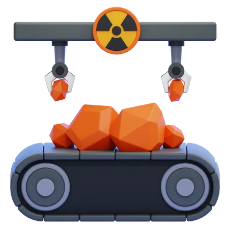 Mining Robot  3D Icon