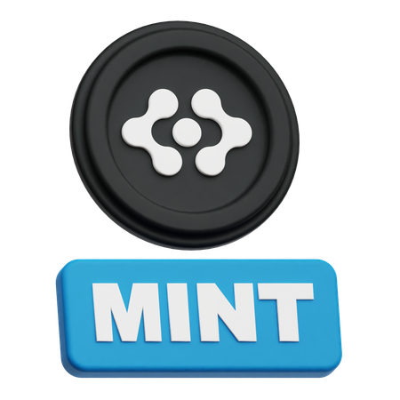 Mint Artificial Super Intelligence Alliance Token  3D Icon
