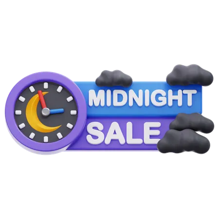 Vente de minuit  3D Icon