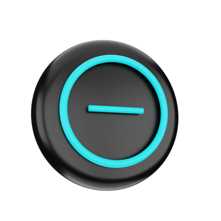 Minus  3D Icon