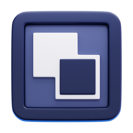 마이너스 프론트 패스파인더  3D Icon