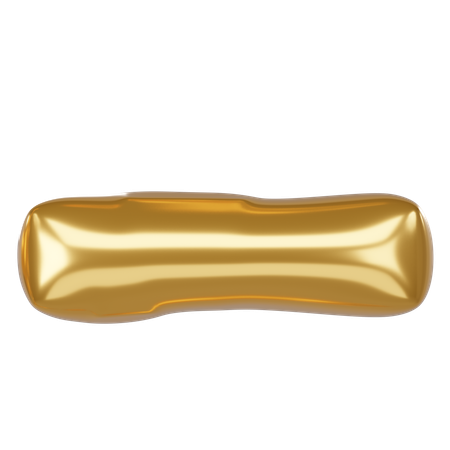 Minus symbol  3D Icon