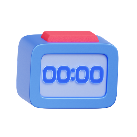Minuterie numérique  3D Icon