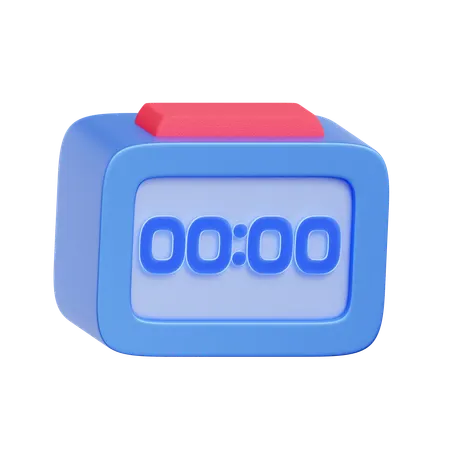 Minuterie numérique  3D Icon