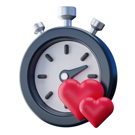 Minuterie d'amour  3D Icon