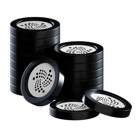 Miota Coin Stacks  3D Icon