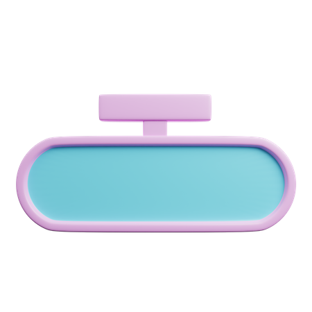 Miroir automatique  3D Illustration