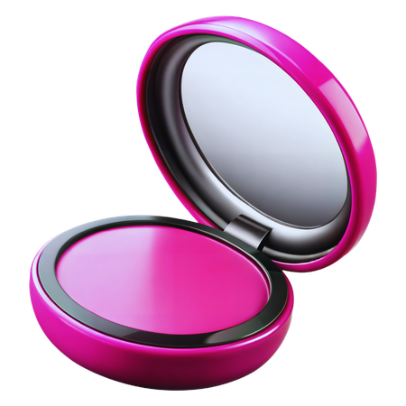 Miroir compact  3D Icon