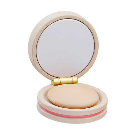Miroir compact  3D Icon