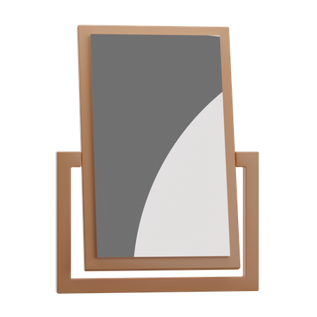 Mirror 3D Illustration