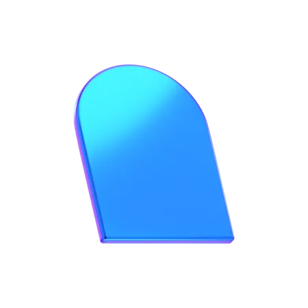 Mirror Abstract Shape  3D Icon