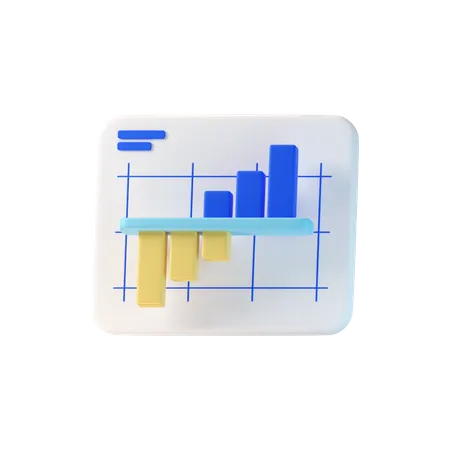 Mirror Graph  3D Icon