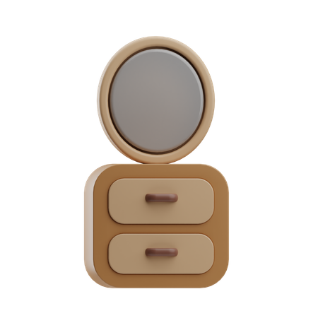 Mirror Table  3D Icon