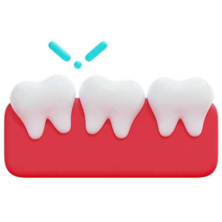 Misaligned Tooth 3D Icon