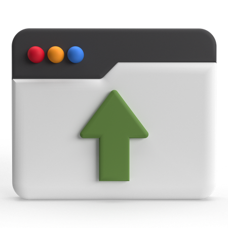 Mise à niveau de la page Web  3D Icon