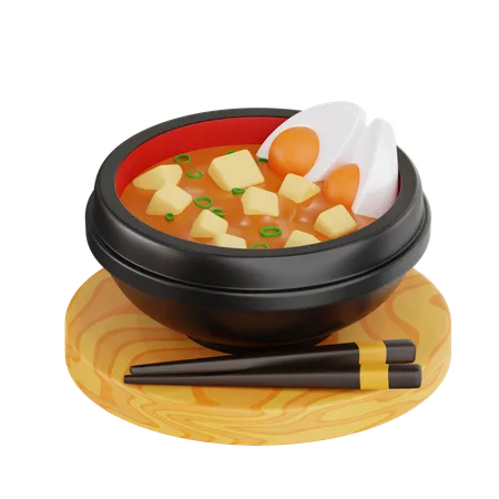 Miso  3D Icon