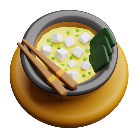 된장  3D Icon