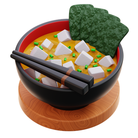 Miso  3D Icon