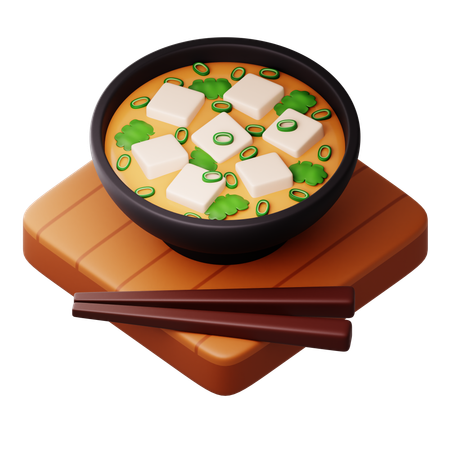 Miso  3D Icon