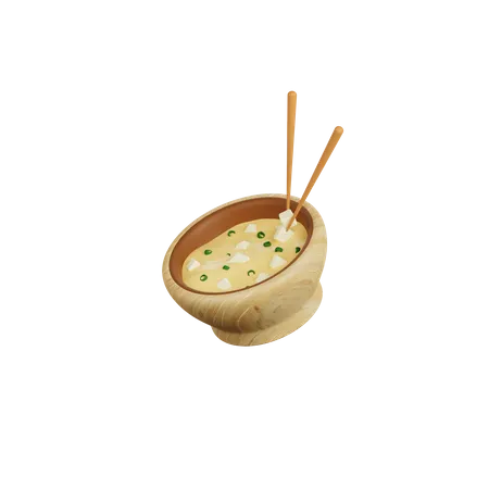 Miso  3D Icon