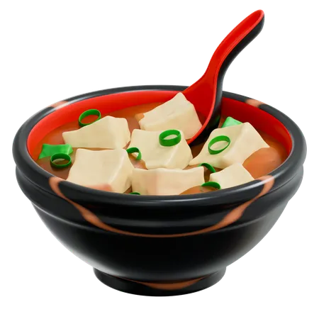 Miso Soup  3D Icon