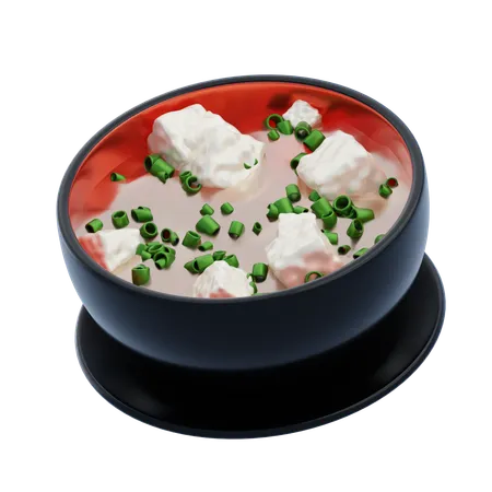 Miso Soup  3D Icon