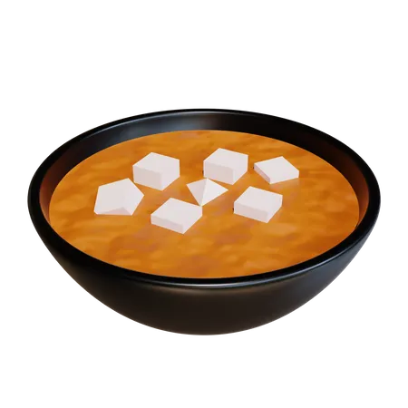 Miso Soup  3D Icon