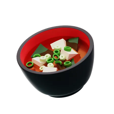 Miso Soup  3D Icon