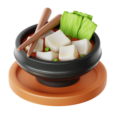 Miso Soup  3D Icon