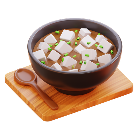 MISO SOUP  3D Icon