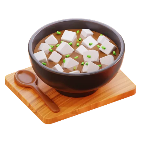 MISO SOUP  3D Icon