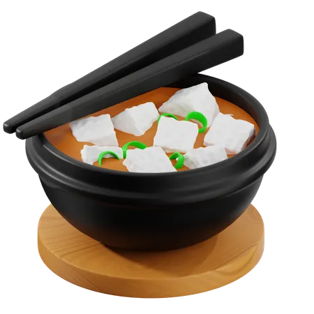 Miso Soup  3D Icon
