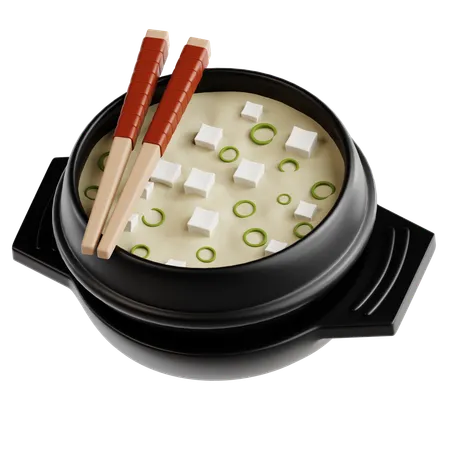 Miso Soup  3D Icon