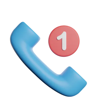 Missed Call  3D Icon