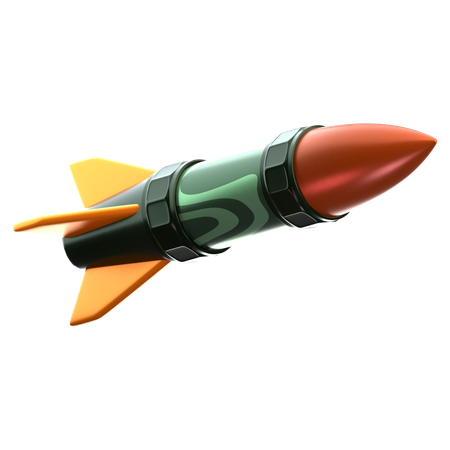 Missile  3D Icon